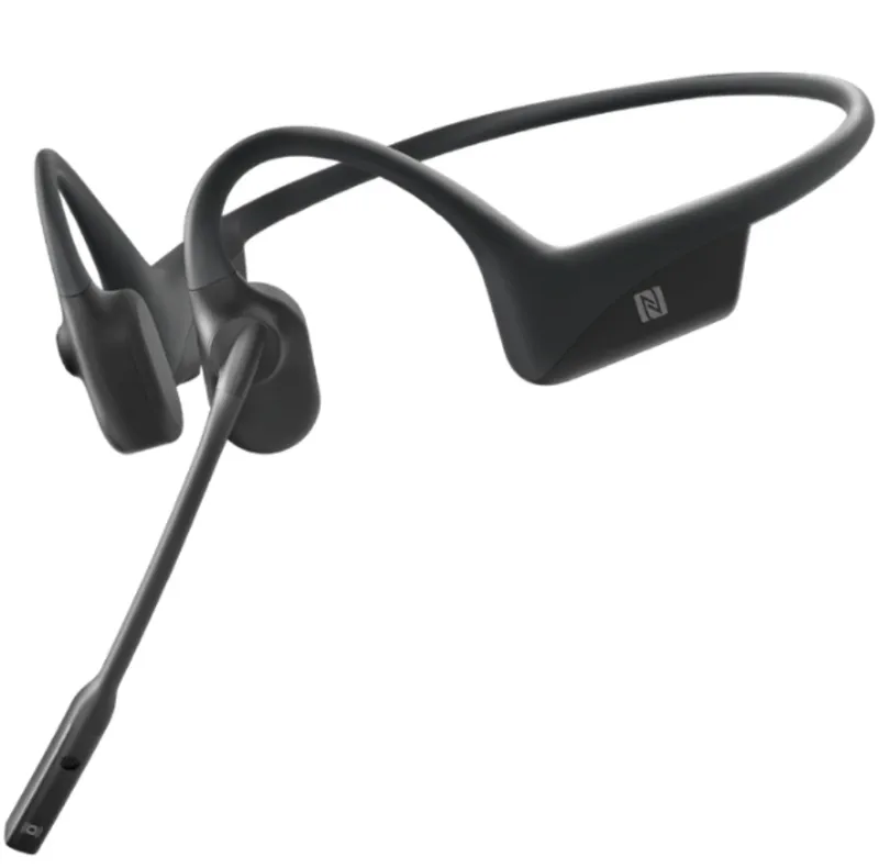 Shokz OpenComm Bone Conduction Stereo Bluetooth Headset Black